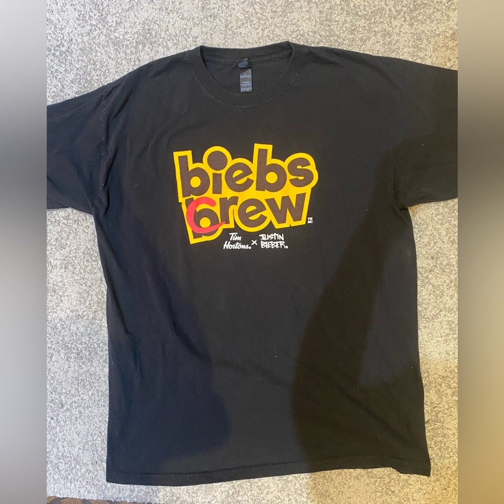Biebs Brew Crew Tim Hortons x Justin Bieber Tee